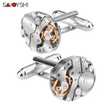 Load image into Gallery viewer, Classic Mechanical Watch Movement Cufflinks for Mens